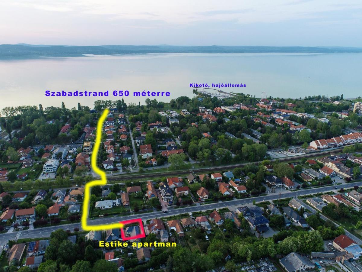 Apartmán Estike Balatonlelle Exteriér fotografie